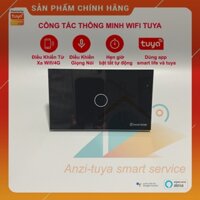 Công Tắc Thông Minh Wifi TUYA Hình Chữ Nhật Cảm Ứng 1-2-3-4 Nút