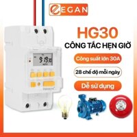 Công Tắc Timer Hẹn Giờ Thời Gian Thực HG30 Công Suất Lớn 30A 220V 6KW