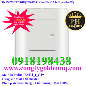 Công tắc trung gian đơn 1 chiều 16A E8431_I_G19