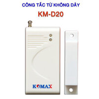 Công tắc từ gắn cửa không dây KOMAX KM-D20, Sử dụng cho trung tâm báo động KM-999GSM, KM-G20, KM-G30, 5A-F10…