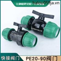 Công tắc van bi ống Pe Sửa chữa nhanh Khớp trực tiếp Phụ kiện ống nhựa PVC Công tắc kết nối nhanh Van Van phụ kiện thân xe