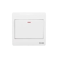 Công tắc vuông đơn 1 chiều phím lớn Sino S981D1 10A