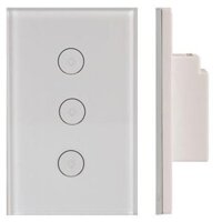 Công Tắc wifi 1 chiều 1,2,3 Nút Chữ Nhật Cảm Ứng Cao Cấp - Màu trắng chính hãng có bảo hành