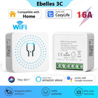 Công tắc wifi Tuya Smart Switch 16A Bộ chuyển đổi công tắc ổ cắm điện wifi thông minh Smart Switch mini