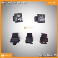 Công tắc xe máy Future Neo 125 chất lượng như Zin giá rẻ,Trọn bộ 5 nút