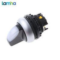 Công Tắc Xoay 2 Vị Trí Tự Giữ Eaton Moeller M22-WRLK-W (Có Đèn, 60°, IP66)