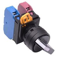 Công tắc xoay phi 22 Idec YW1S-2E11, Núm vặn, 2 vị trí, 1NO-1NC