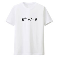 Công thức Euler God Formula Toán học Công thức Học giả Áo thun mùa hè Áo sơ mi văn hóa ngắn tay hàng đầu