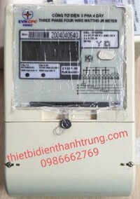 Công tơ 3 pha điện tử 1 giá trực tiếp 10(100)A, EMEC  CCX:1