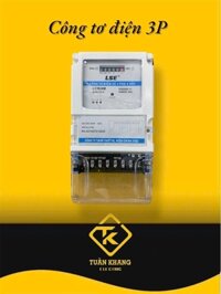 CÔNG TƠ ĐIỆN 3 PHA( ĐỒNG HỒ ĐIỆN 3 PHA) LSE 3 Pha 4 Dây Kiểu Điện Tử LS3E4M 3x10(120)A
