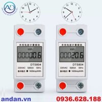 Công tơ điện tử 1 pha 2 dây 60A (DDS804), Đồng hồ đo công suất tiêu thụ 1 PHA - Kwh 60A 220V