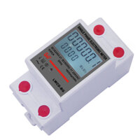 Công tơ điện tử 1 pha 60A 220V LW - Đồng hồ đo công suất tiêu thụ điện Kwh loại tốt