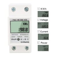 Công tơ điện tử 1 pha 80A 4 thông số siêu chính xác có sơ đồ hướng dẫn đấu nối