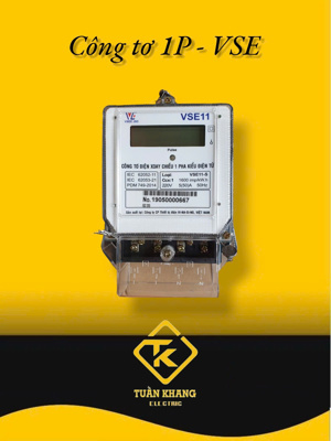 Công tơ điện tử 1 pha Vinasino CTD VSE11-S