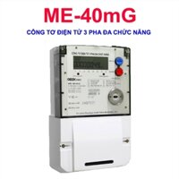 Công tơ điện tử 3 pha 1 giá 10(100)A CCX 1 (ME-40mG)
