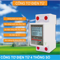 Công tơ điện tử 4 thông số 80A LWCD-BQ – Giải pháp đo lường điện năng hiệu quả cho hệ thống điện 1 pha