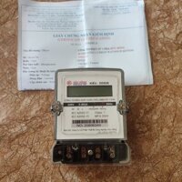 Công tơ điện tử xoay chiều 1 pha EVN (Có kiểm định)