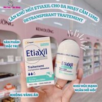 (CÔNG TY) Lăn Khử Mùi Etiaxil, Màu Xanh Đặc Trị Mồ Hôi, Hôi Nách 15ml – Pháp