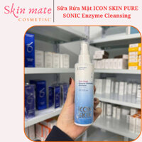 (công ty) Sữa Rửa Mặt ICON SKIN PURE SONIC Enzyme Cleansing Emulsion Dành Cho Da Mụn 150ml