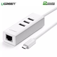 Cổng Usb Type C Sang Cổng Ethernet + Hub USB 2.0 Ugreen (20792)