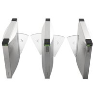 Cổng xoay bật dọc dạng cánh nhận diện thẻ và vân tay HIKVISION DS-K3Y501-M1/MF-Dp60(O-STD)