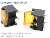 Connector HB-9500-2P chân 9.5mm, có nắp che