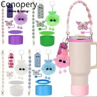 Conopery 6 Chai Đáy Tay, 30 & 40 Oz Cup Chống Trơn Trượt Cốc Silicone Boot, Móc Khóa Túi Son Môi Phụ Kiện Chai Nước Cho Bộ Phụ Kiện Cốc