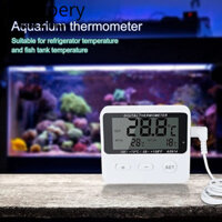Conopery Nhiệt kế tủ lạnh , di động với nhiệt kế tủ đông cảm biến bên ngoài, báo động nhiệt độ kỹ thuật số