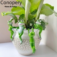 Conopery Nồi Nhựa Trang Trí, Nhựa Ếch Treo Cây Cảnh Đồ Trang Trí, Hoạt Hình Sáng Tạo Hình Ếch Làm Vườn Trang Trí Nhà