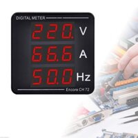 Cons Vôn Đồng hồ đo tần số dòng điện Màn hình kỹ thuật số 50-500V 1-120A Cài đặt nhanh
