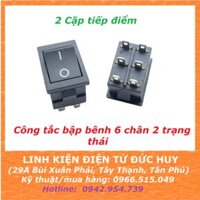 Contact công tắc bập bênh 6 chân, 2 trạng thái KCD1-202
