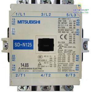 Contactor dạng khối Mitsubishi SD-N125 DC110V