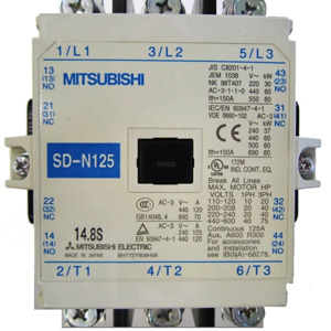 Contactor dạng khối Mitsubishi SD-N125 DC24V