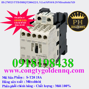 Contactor S-T20 AC400V 1NO 1NC 18A 7.5kW