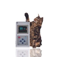 CONTEC Cms60d-Vet Digital Portable Thú Y Chó Mèo Oximeter Động Vật Pulse Oximeter