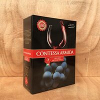 Contessa Armida bịch 3 lít – Rượu vang đỏ Ý thùng 4 bịch