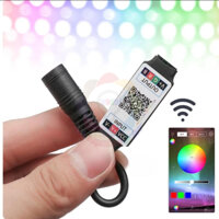 Controller bluetooth RGB dùng App điện thoại điều khiển Đèn LED 3 kênh có chức năng hẹn giờ kết hợp chế độ phối màu xịn