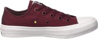Converse Chuck Taylor All Star II Ox Bordeaux Textile Adult Trainers Shoes