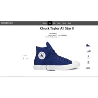 Converse Chuck Taylor All Star II giày vải 150146v Size nữ 🍓