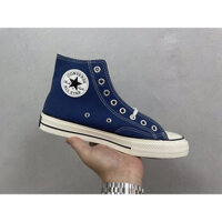 Converse chuck70 1970Samsung tiêu chuẩn cổ điển học sinh trung học giản dị vải đen sneakerhi-obsdian/egret/