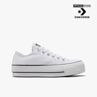 CONVERSE - Giày sneakers nữ cổ thấp Chuck Taylor All Star Lift 560251C-0000_WHITE