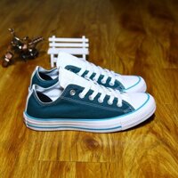 Converse thấp cổ vải xanh CTVX73