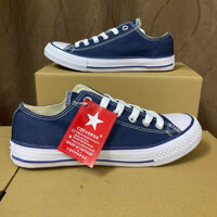Converse Xanh Navy - Đen - Trắng - Trắng Đen, Cổ Cao + Cổ Thấp Cao Cấp, Hàng VNXK