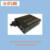 Converter Quang Singlemode 2 sợi quang HTLINK HT-21F-SM-SC-20 chuẩn 100M