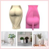 Coo Silicone Chậu Hoa Khuôn Cơ Thể Con Người Thạch Cao Khuôn DIY Nhựa Khuôn Bình Hoa mọng Nước Trồng Khuôn Nến Trang Trí