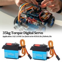 Coo SunGooyue RC Car servo Kit 2PCS Metal Gear tốc độ cao 35kg Mô -men xoắn lớn phù hợp với SCX10 1: 8/1: 10 Robot