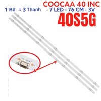 Coocaa 40S5G - Bộ 3 thanh 7 led 3v (76cm) cho tivi Coocaa 40S5G MS-L2405 V2