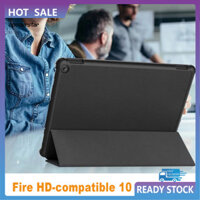 Cood Giả Da Máy Tính Bảng Bảo Vệ Vỏ Bảo Vệ Máy Tính Bảng Giả Da Cao Cấp Cho Fire Hd 10 Vỏ Bảo Vệ Chống Trầy Xước Có Chân Đế Có Thể Gập Lại