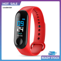 Cood M3 Máy đo huyết áp nhịp tim chống nước Vòng đeo tay thông minh Vòng đeo tay thể thao