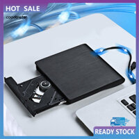 Cood Máy nghe nhạc DVD gắn ngoài đa năng Phụ kiện máy tính Type-C USB 30 DVD / VCD / Đầu phát ổ đĩa RW nhỏ gọn Đọc tốc độ cao Viết